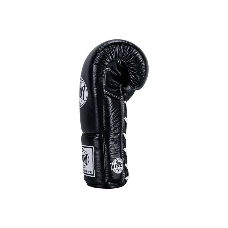 Guantoni da Boxe Windy Nero con Lassi Sinistra