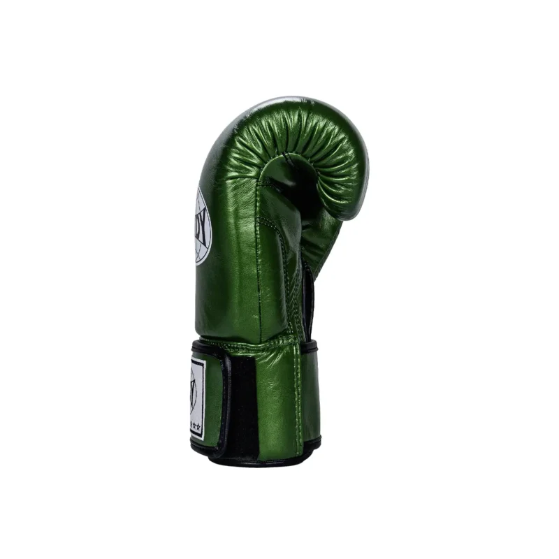 Guantoni da Boxe Verde Metallizzato Windy Destra