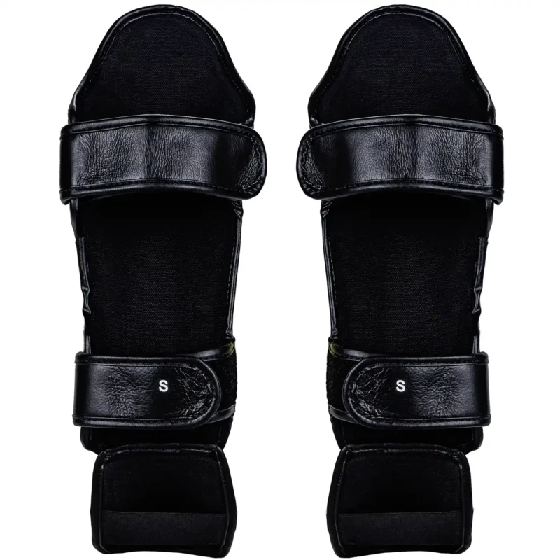 Parastinchi Muay Thai Windy Pelle Nero Indietro
